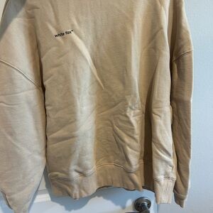 White Fox Boutique Tan Sweatshirt
